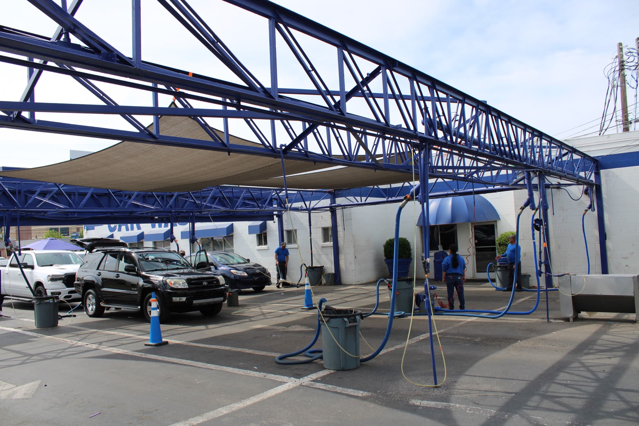 A clean car at Jeff's Car Wash in Lexington, KY